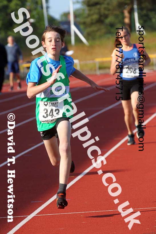 800 metres, 2021 North East Grand Prix No.4, Monkton, Wednesday, June 30th. Photo: David T. Hewitson/Sports for All Pics